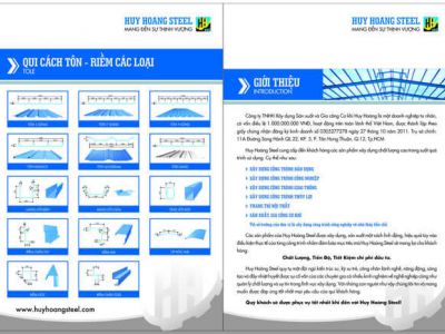 Quy cách tôn - riềm các loại