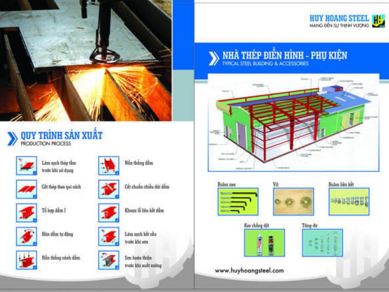 Nhà thép điển hình phụ kiện